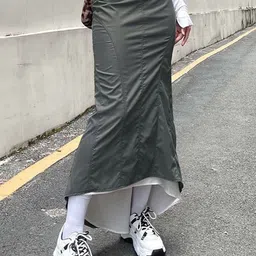 LULU & SKY A-Line Maxi Skirt-image-26