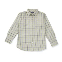 Gini and Jony Boys Comfort Checked Casual Shirt-image-65