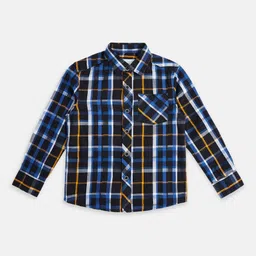 Pantaloons Junior Boys Tartan Checked Cotton Casual Shirt-image-15