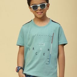 Monte Carlo Boys Typography Printed Cotton T-shirt-image-69