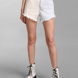 KZ07 By Kazo Colourblocked Cotton High-Rise Shorts-picture-22