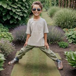 Jumping Joey Boys Pure Cotton Oversized  T-shirt-image-30