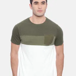 Steenbok Colourblocked Round Neck Cotton T-shirt-picture-18