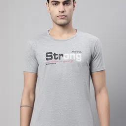 VIMAL JONNEY Typography Printed Cotton T-shirt-image-25