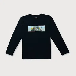Gini and Jony Boys Long Sleeves Graphic Printed Cotton T-shirt-image-72