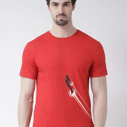 Friskers Men Red Printed T-shirt-picture-44