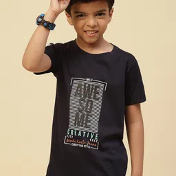 Monte Carlo Boys Typography Printed T-shirt-48