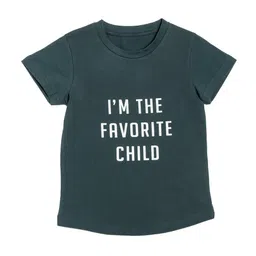 DOOR74 Boys Typography Printed Cotton T-shirt-picture-21