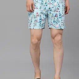 Style Quotient Men  Conversational Print Swim Shorts-picture-15