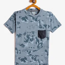 Duke Boys Grey Printed T-shirt-image-78