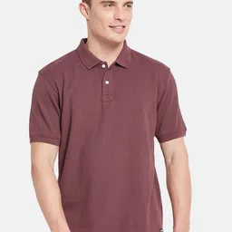 Octave Polo Collar Short Sleeves Cotton Casual T-shirt-image-10