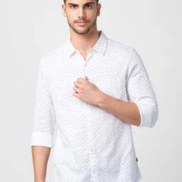 SPYKAR Men Plus Size Slim Fit Micro Ditsy Printed Casual Shirt-picture-38
