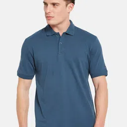 Octave Polo Collar Short Sleeves Cotton T-shirt-image-46