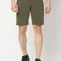 SPYKAR Men Regular Fit Shorts-image-77
