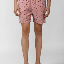 Peter England Men Pink Printed Pure Cotton Boxers-image-41