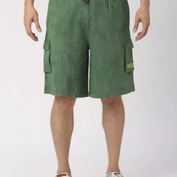 Being Human Men Cargo Shorts-image-64