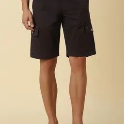 Allen Solly Men Slim Fit Mid-Rise Cargo Shorts-picture-19