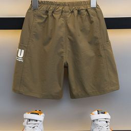 StyleCast x Revolte Boys Green Mid Rise Cargo Shorts-image-20