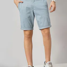 Celio Men Loose Fit Mid-Rise Cotton Chino Shorts-picture-42