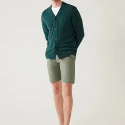 Marks & Spencer Men Mid-Rise Chino Shorts-image-76