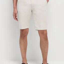 Marks & Spencer Men High-Rise Linen Chino Shorts-image-8