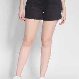 AMERICAN EAGLE OUTFITTERS Women Mid-Rise Denim Shorts-picture-41