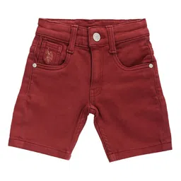 U.S. Polo Assn. Kids Boys Mid Rise Cotton Denim Shorts-image-69