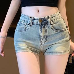 StyleCast x Revolte Women Blue Washed Mid-Rise Denim Shorts-picture-31
