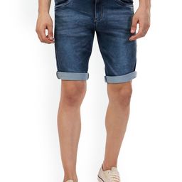 beevee Men Mid Rise Washed Denim  Shorts-image-86