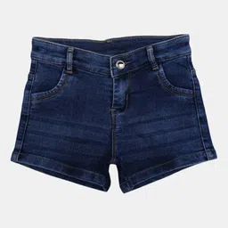 V-Mart Girls Outdoor Mid Rise Denim Shorts-image-8