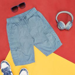 Pantaloons Junior Boys Mid-Rise Cotton Cargo Shorts-picture-24