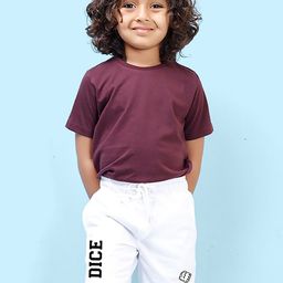 NUSYL Boys Typography Printed Cotton Shorts-20