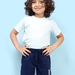 NUSYL Boys Typography Printed Cotton Shorts-image-24