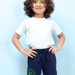 NUSYL Boys Mid-Rise Cotton Shorts-picture-15