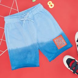 Pantaloons Junior Boys Colourblocked Mid-Rise Cotton Shorts-image-8