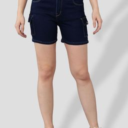 Moda Rapido Women Embellished Slim Fit Outdoor Hot Pants Shorts-image-88