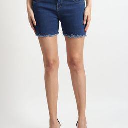 Moda Rapido Women Cotton Slim Fit Hot Pants Shorts-image-83