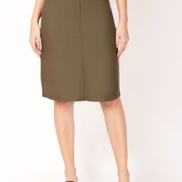 FUTURO Straight Knee-Length Skirt-47