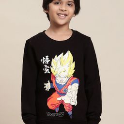 Kids Ville Boys Dragon Ball Z Printed Pullover Sweatshirts-picture-31