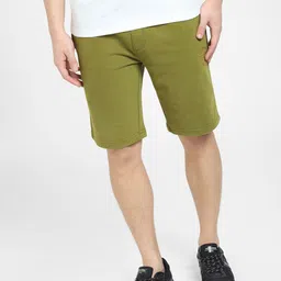 Jack & Jones Men Mid Rise Cotton Sports Shorts-picture-29