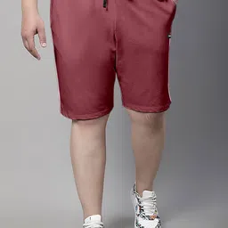 ARDEUR Men Plus Size Mid-Rise Regular Fit Cotton Shorts-picture-21