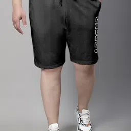 ARDEUR Men Plus Size Mid-Rise Cotton Shorts-image-101