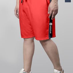 ARDEUR Plus Size Pack Of 2 Mid-Rise Cotton Shorts-image-75