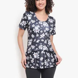 JMT Wear Floral Printed Swim Dress-image-75