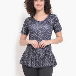 JMT Wear Micro Ditsy Printed Swim Dress-image-74