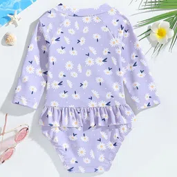 StyleCast x Revolte Girls Printed Swimwear With Attached Shorts-11