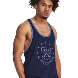 UNDER ARMOUR Men Printed Round Neck Polyester Tshirt-picture-0