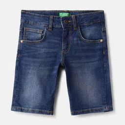 United Colors of Benetton Boys Washed Shorts-image-0