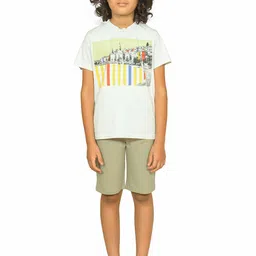 Balista Boys Green Solid Shorts-30