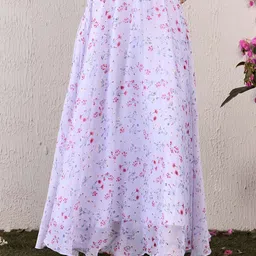 Berrylush Women Printed Flared Maxi Skirts-image-87